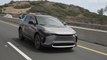 2023 Toyota bZ4X Battery Electric SUV in Grey Driving Video