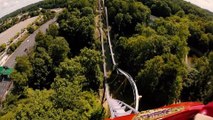 Apollo's Chariot Roller Coaster (Busch Gardens Theme Park - Williamsburg, Virgina) - Roller Coaster POV Video - Front Row