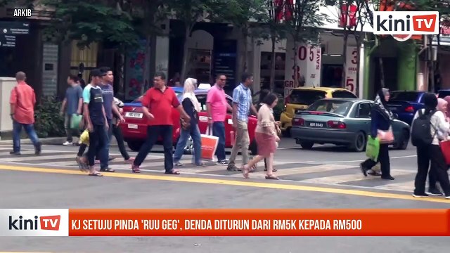 KJ setuju pinda 'RUU GEG', denda diturun dari RM5k kepada RM500