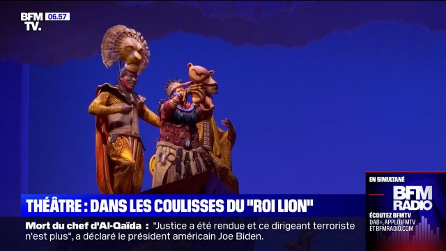 Dans les coulisses de la comédie musicale culte le Roi Lion , qui sera jouée par une nouvelle distribution au théâtre Mogador