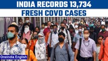 Covid-19 update: India logs 13,734 new cases and 34 deaths in last 24 hours | Oneindia News *News