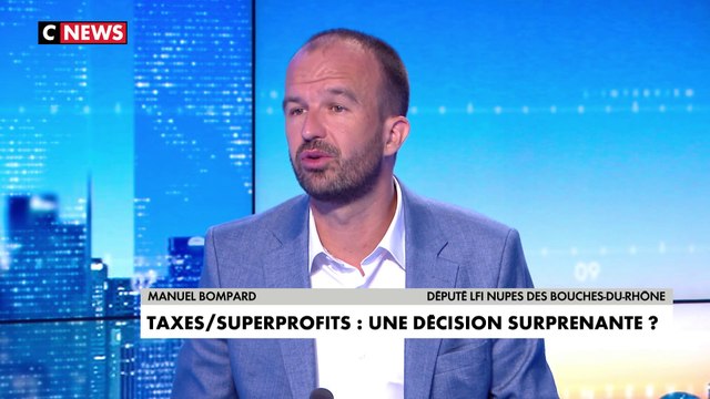 Manuel Bompard : «Mettre en place une taxe sur les superprofits est une mesure de justice sociale