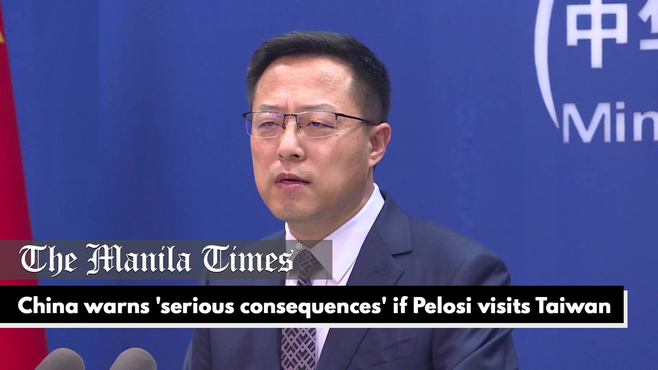 China warns 'serious consequences' if Pelosi visits Taiwan