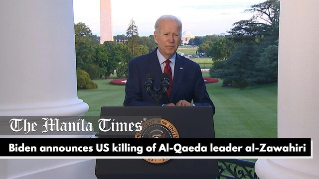 Biden announces US killing of Al-Qaeda leader al-Zawahiri
