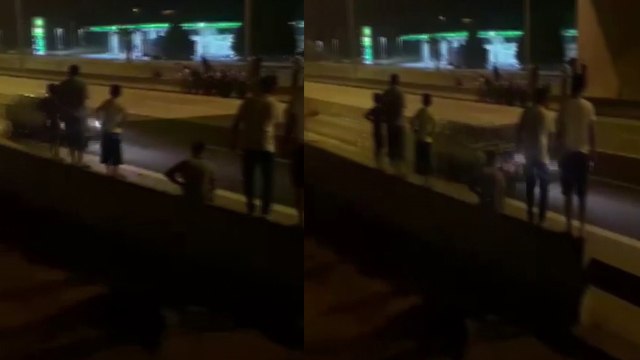 Otoyolda yarış yapan araç sürücüsü, 23 yaşındaki gence çarpıp hayatını kararttı