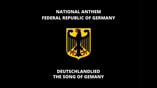 NATIONAL ANTHEM OF GERMANY: DEUTSCHLANDLIED | THE SONG OF GERMANY