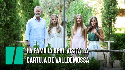 Visita a la Cartuja de Valldemossa de la familia real