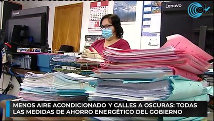 Menos aire acondicionado y calles a oscuras: todas las medidas de ahorro energético del Gobierno
