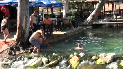 Sıcaktan kavrulanlar soluğu burada aldı