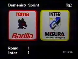 "CLASSICHE ANNI '80": SERIE A, STAGIONE 1989-90, ROMA-INTER 1-1!