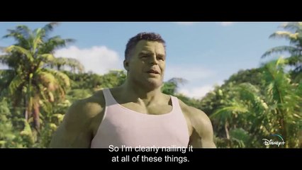 Quand Hulk entraîne She-Hulk : premier extrait de la série Disney + (VO)