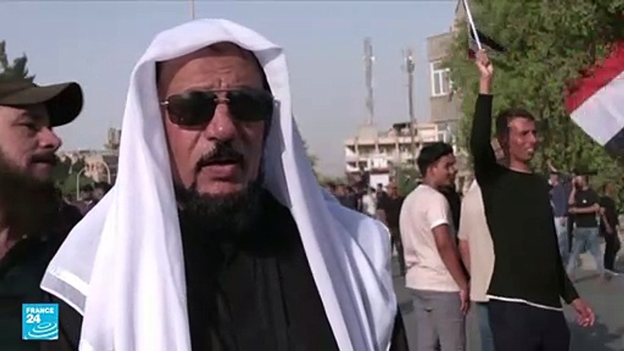 أنصار الإطار التنسيقي يخرجون في مظاهرة "مضادة" ببغداد