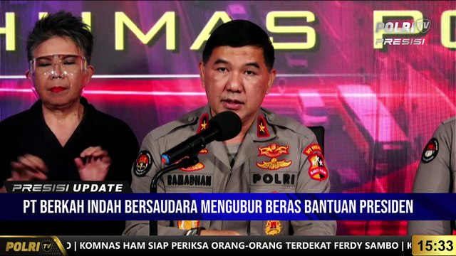 PRESISI UPDATE : Konpers Harian Karo Penmas Divisi Humas Polri