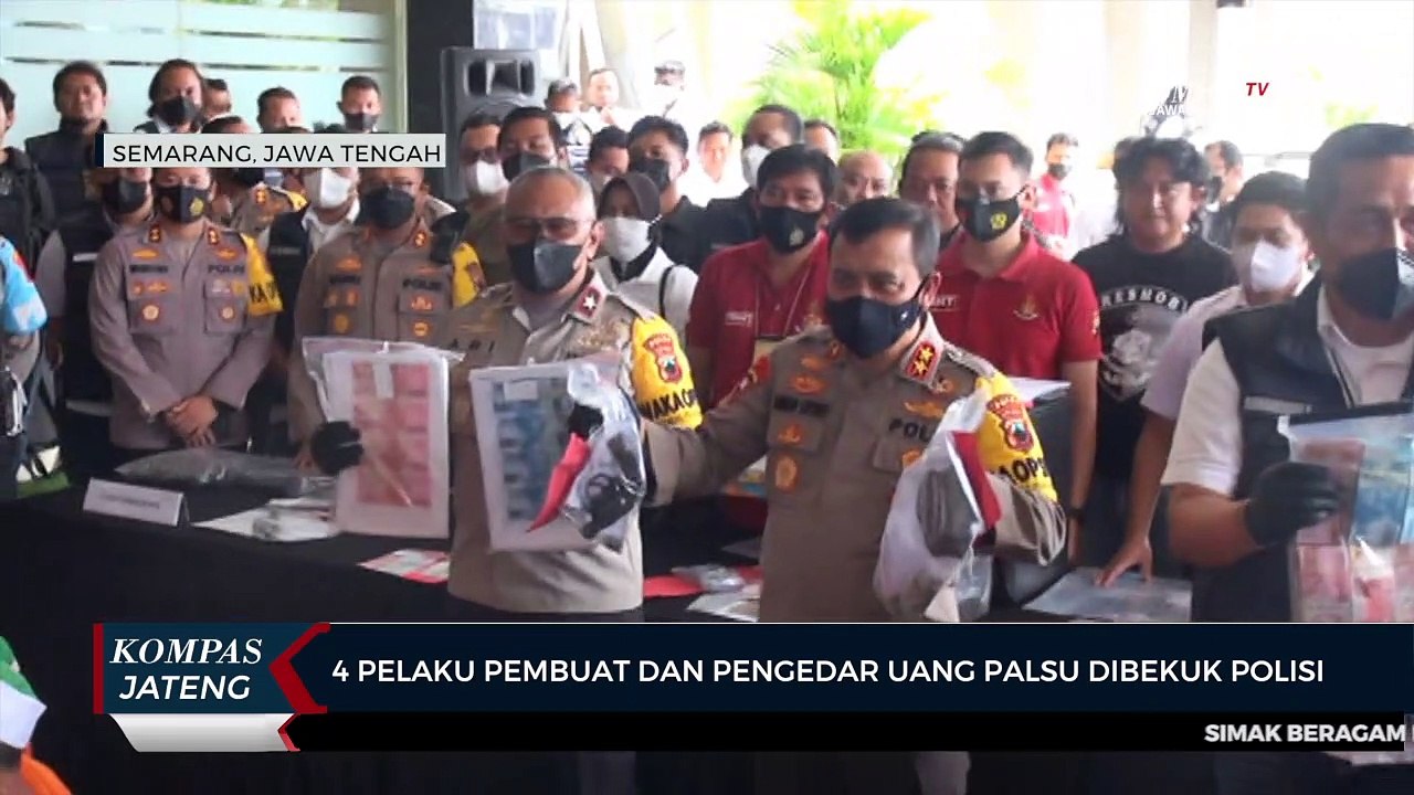 Empat Pelaku Pembuat dan Pengedar Uang Palsu di Temanggung Dibekuk Polisi