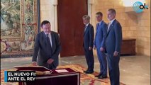 El nuevo Fiscal General del Estado toma posesión ante el Rey en el Palacio Real de La Almudaina de Palma