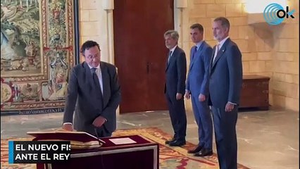 El nuevo Fiscal General del Estado toma posesión ante el Rey en el Palacio Real de La Almudaina de Palma
