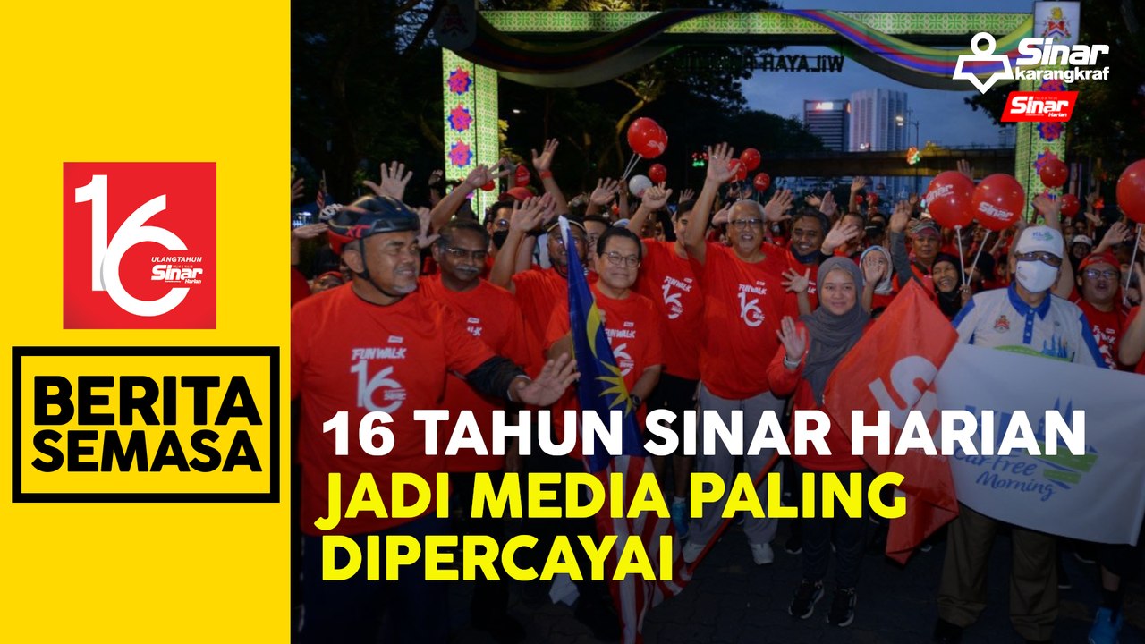 Fun Walk Sinar Harian 16 satukan pelbagai kaum