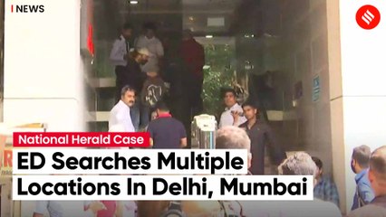Enforcement Directorate Searches Multiple Locations In Delhi, Mumbai Related To National Herald Case