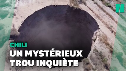 Un mystérieux trou de 25m de diamètre inquiète au Chili