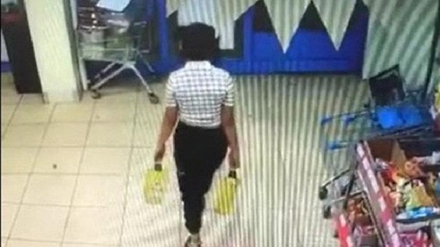 Sıvı yağ hırsızları güvenlik kameralarına yakalandı