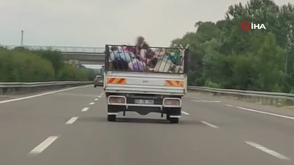 TEM'de tehlikeli eğlence