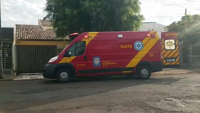 Mulher fica ferida ao sofrer acidente na Rua Maracaí