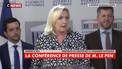 Marine Le Pen : «Le ralliement de l'essentiel des députés LR à la majorité est aujourd'hui évident»