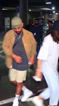 #Virushka Anushka Sharma Virat Kohli Spotted At Mumbai Airport #Shorts