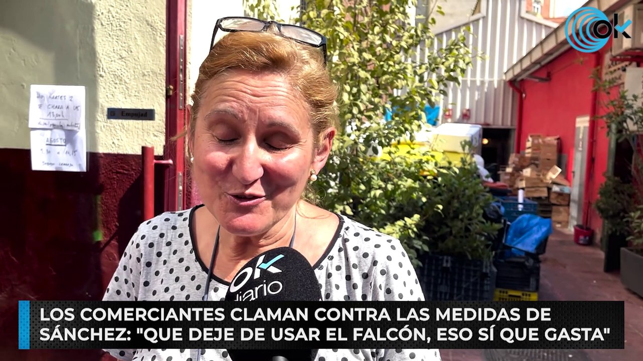 Los comerciantes apoyan a Ayuso contra el apagón de Sánchez: "¡¡¡Que deje de usar el Falcon!!!"