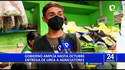 Gobierno amplía hasta octubre entrega de urea a agricultores