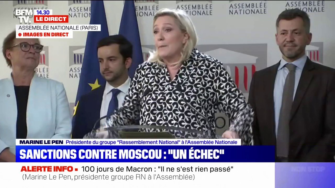 Marine Le Pen: "Il n'y aura pas de guerre fratricide" pour la présidence du RN