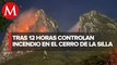 Controlan incendio en el Cerro de la Silla; afectó 1.6 hectáreas