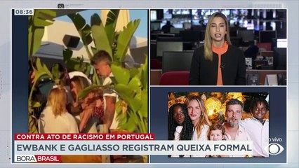 Ewbank e Gagliasso registram queixa formal contra ato de racismo