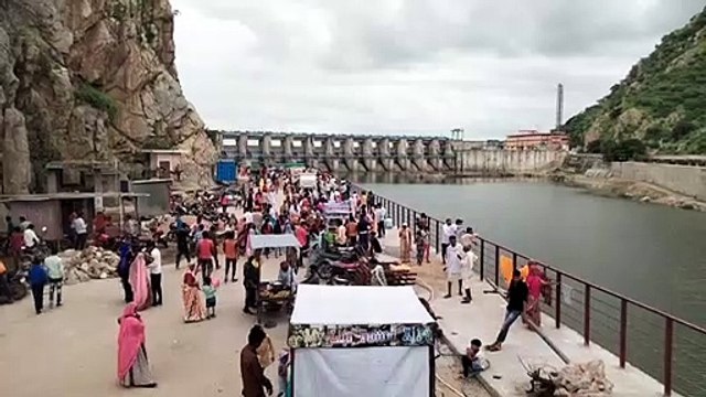 बीसलपुर बांध पर बरसे मेघ , बांध का गेज 310.62 आर एल मीटर