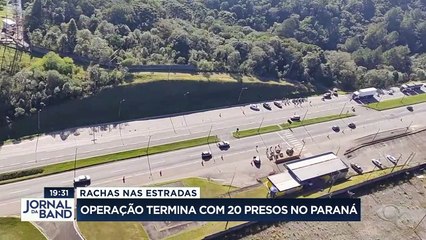 Operação contra rachas termina com 20 presos