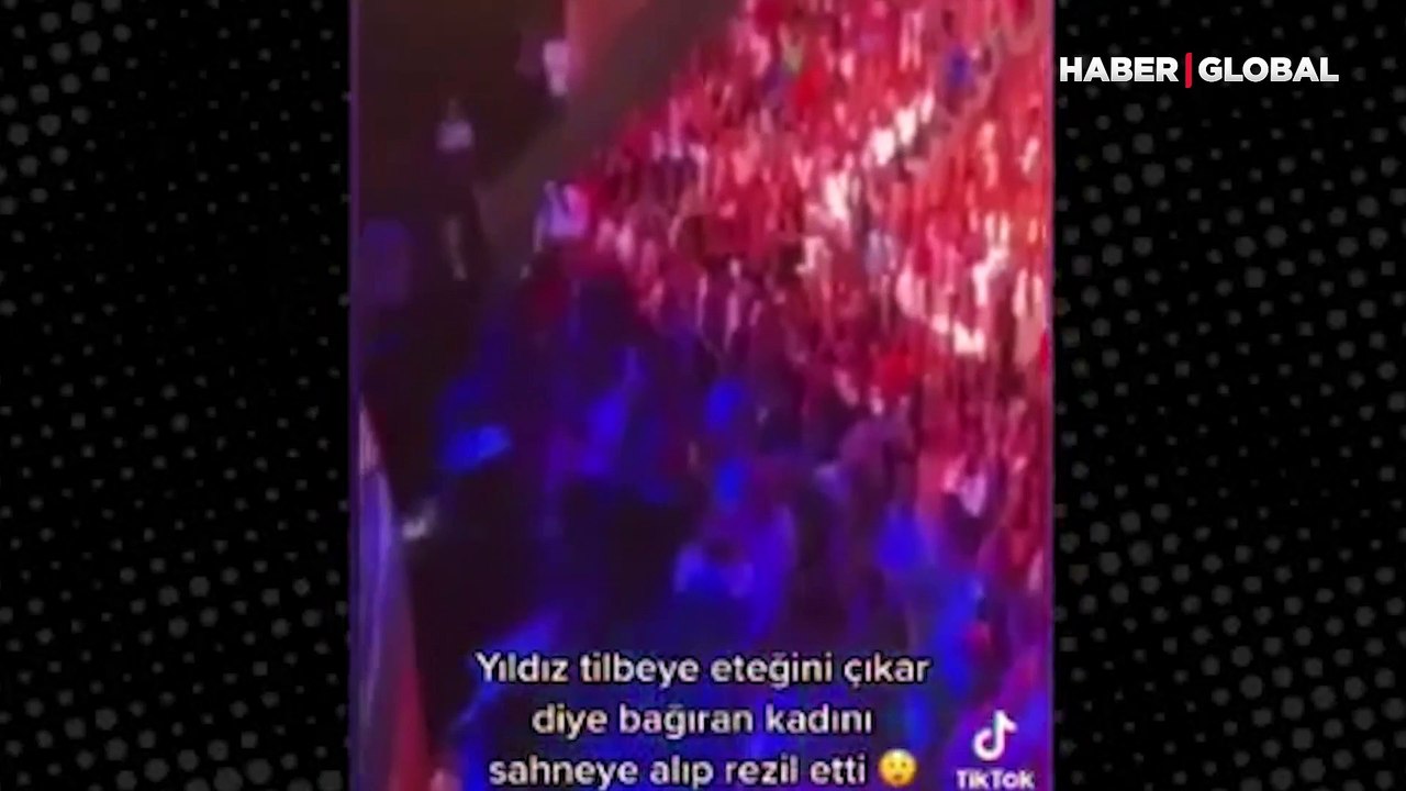 Yıldız Tilbe hayranıyla sahnede tartıştı