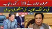 Imran Khan approves 18-Member Punjab Cabinet