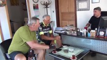 Ankara gündem haberi | Pedal çevirerek gezen 2 İtalyan Beypazarı'na geldi
