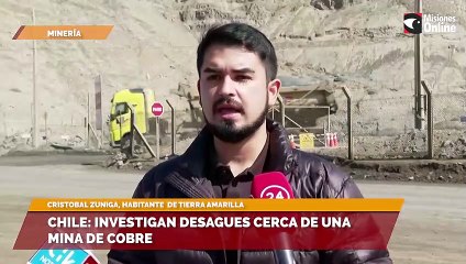 Chile: Investigan desagues cerca de una mina de cobre
