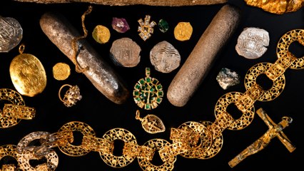 Après 350 ans, les joyaux perdus d'une épave espagnole refont surface