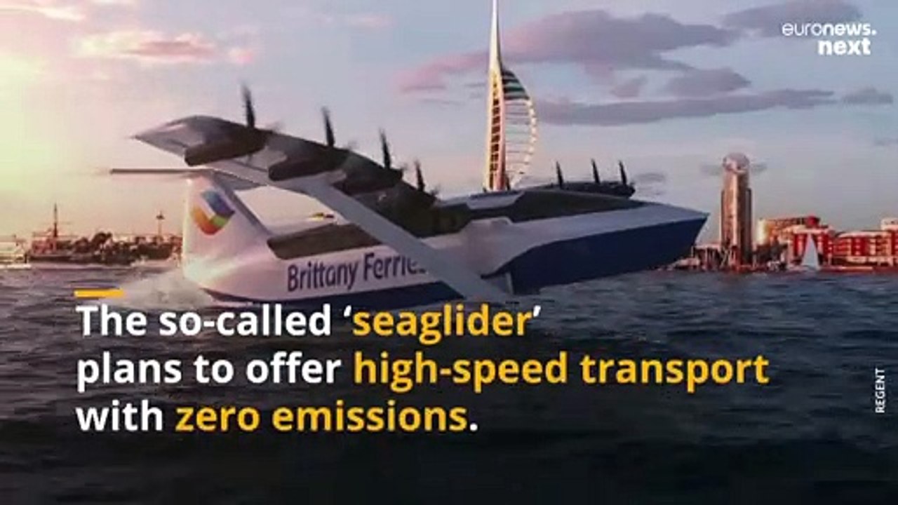 Could this water-skimming electric 'seaglider' be a carbon-free alternative to ferries?