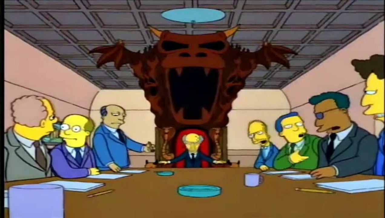 Sr Burns y su equipo
