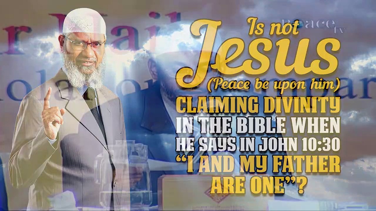 Is not Jesus (Pbuh) Claiming Divinity in the Bible when he Says in John 10_30 “I and My Father are