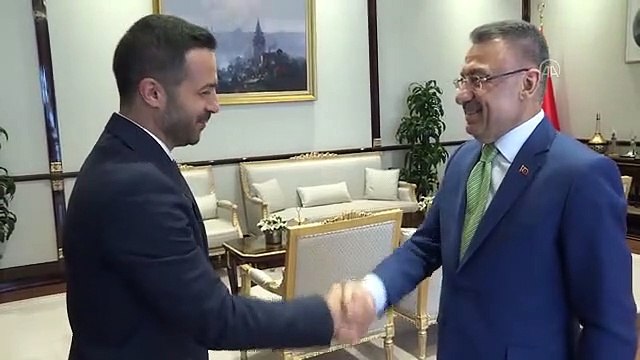 Cumhurbaşkanı Yardımcısı Oktay, TÜİK Başkanı Çetinkaya'yı kabul etti