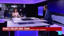 Nancy Pelosi lands in Taiwan despite China threats