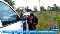 Hallan muerto a joven cerca de un vehículo abandonado en Siguatepeque