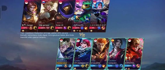 solo rank mobile legend, ketemu lawan yang jago MOBILE LEGEND BANG BANG by zainal