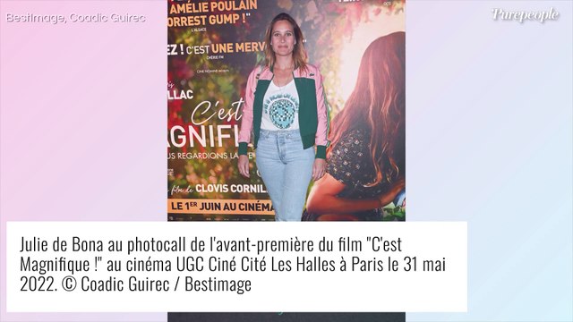 Julie de Bona maman : rares photos avec son fils, un grand garçon qui fête ses 4 ans