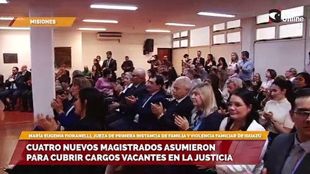 Cuatro nuevos magistrados asumieron para cubrir cargos vacantes en la Justicia