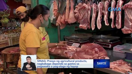 DA, pinag-aaralan na ang pagtakda ng SRP sa karne ng baboy, sibuyas at iba pang produkto | Saksi